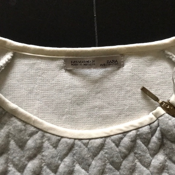 Zara - grey and white sweater - Picture 2 of 3